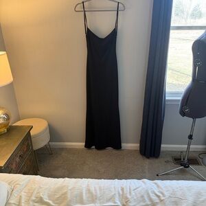 Source Unknown Classic Black Strapless Dress